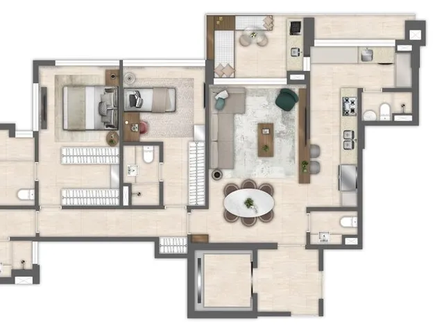 Imagem 4: Atlântico Golf Apartamento com 3 dormitórios