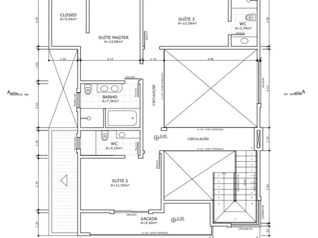 Imagem 12: Casa Alto Padrão com 282m2 para venda no Condomínio Fechado Real Park Santa Mari