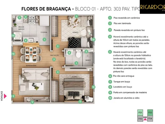 Imagem 13: Mrv | Residencial Flôres de Alvorada | Bela Vista