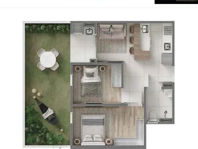 Imagem 9: Gran Malltech | Garden 2 Dormitórios | Bairro Vargem Grande | Florianópolis