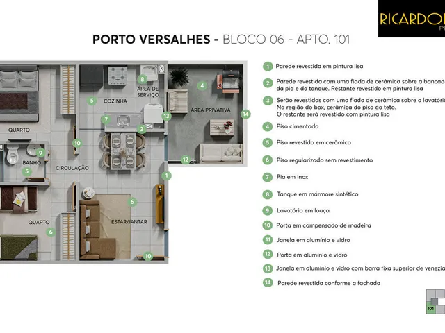 Imagem 6: Mrv | Residencial Porto Versalhes | Bairro Sarandí