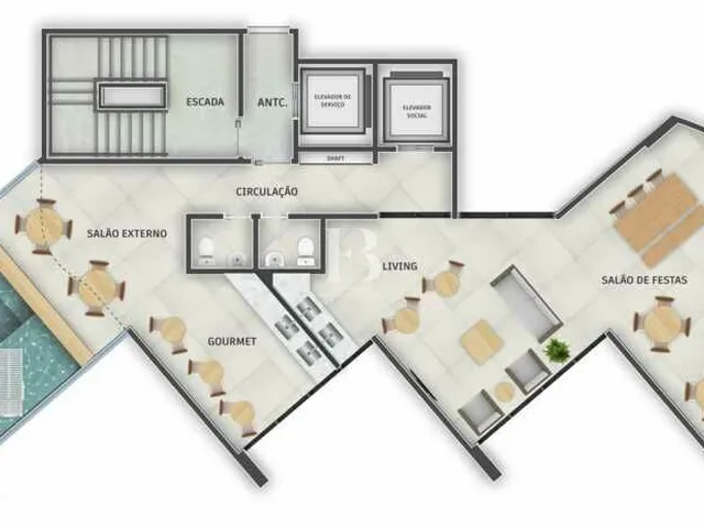 Imagem 3: Flat com excelente rentabilidade com 50m² em Casa Amarela