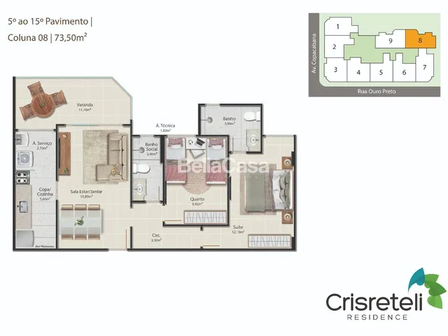 Imagem 3: Apartamento a Venda na Praia do Morro em Guarapari
