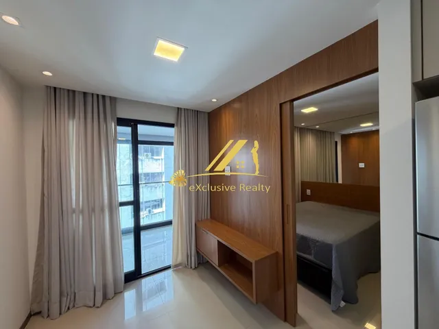 Imagem 11: Apartamento quarto e sala mobiliado com varanda, 32m2 no House Graça. Prédio novo, com