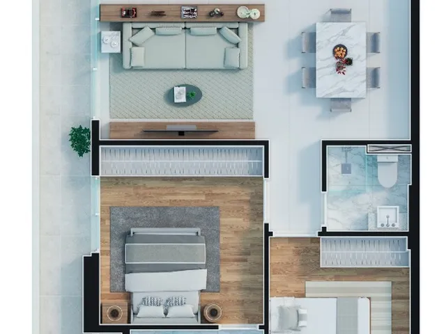 Imagem 12: APARTAMENTO 3 SUITES E SACADA COM CHURASQUEIRA NA PRAIA BRAVA