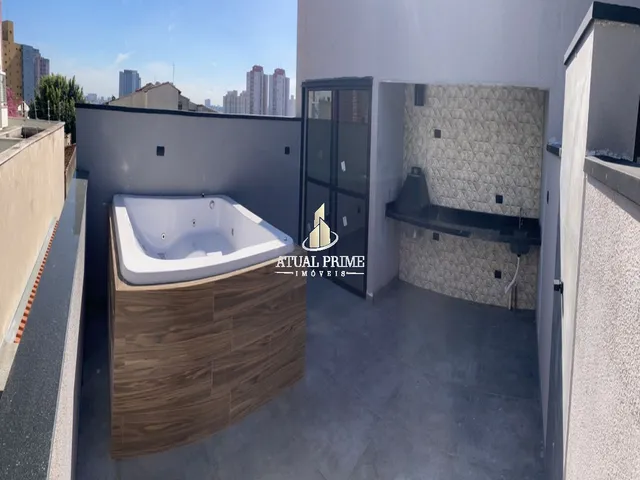 Imagem: O apartamento na cobertura possui 2 Dormitórios, 3 Banheiros