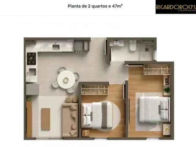Imagem 15: Aura | Apartamentos 2 Dormitórios | Bairro Serraria | São José