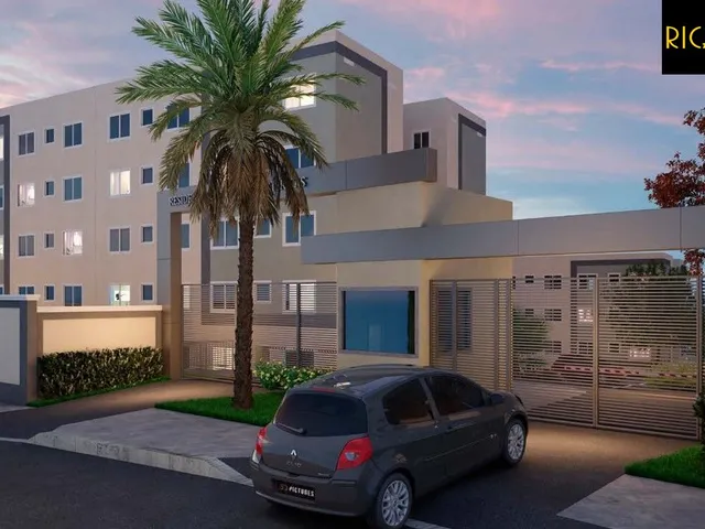 Imagem: O apartamento possui 2 Dormitórios, 1 Banheiro, 1 Vaga na