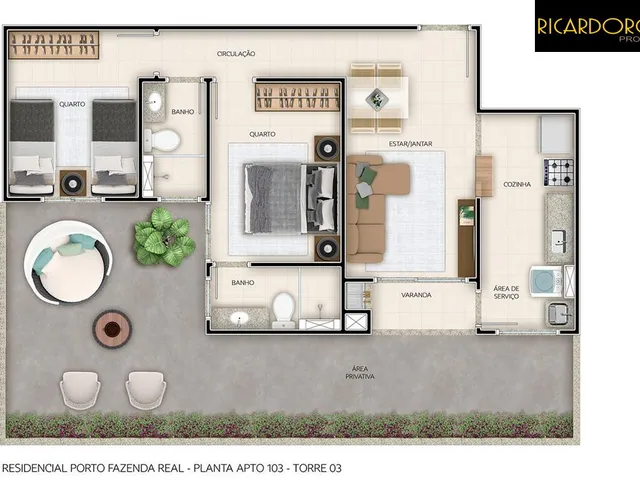Imagem 4: Mrv | Residencial Porto Fazenda Real | Região do Camaquã