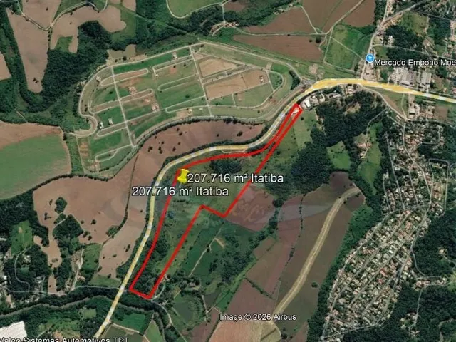 Imagem: O terreno possui 207.716m² de Área e está localizado em