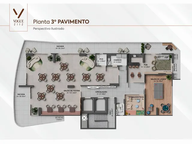 Imagem 14: VOGUE 2112 – Lançamento com Lavanderia, Academia e Espaço Pet