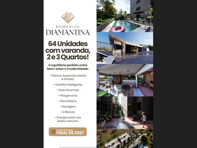 Imagem 8: Residencial Diamantina, Bairro Presidente Médici, 2 e 3 quartos, com varanda
