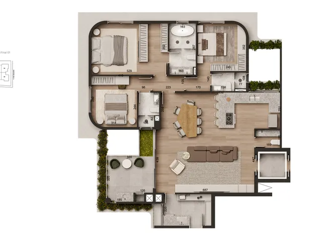 Imagem 5: COBERTURA RESIDENCIAL em Curitiba - PR, Juvevê