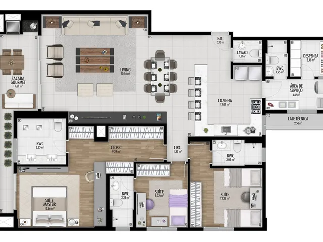 Imagem 7: COBERTURA RESIDENCIAL em Curitiba - PR, Cabral