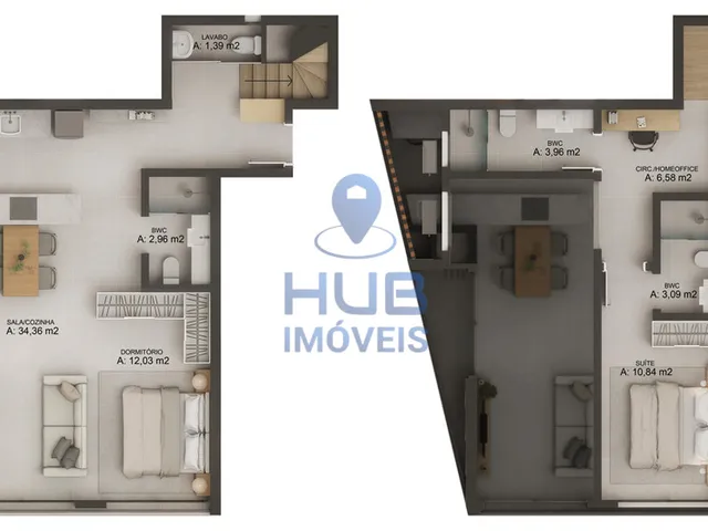 Imagem 14: Apartamento 1Dormitório para Venda em Florianópolis - Sc