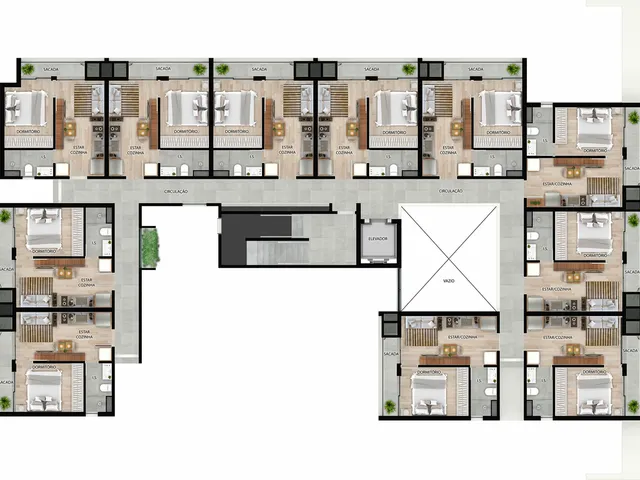 Imagem 7: Ícone 1269 Apartamento com 1 dormitório