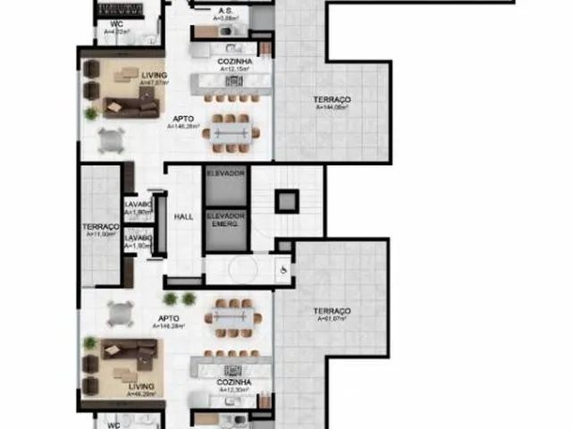 Imagem 2: Apartamento 3 Dormitórios para Venda em Balneário Camboriú - Sc
