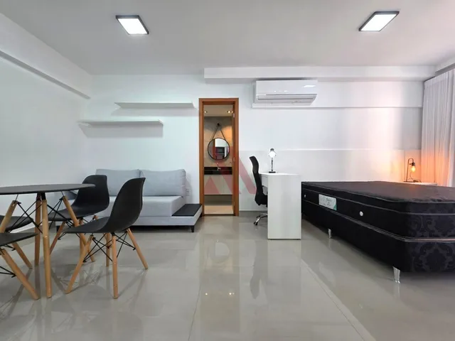 Imagem 2: Ritmo Bueno - Flat para Locação no Ritmo Bueno 1 Quarto Mobiliado e Decorado na Rua T-37, Não Possui Vaga de Garagem