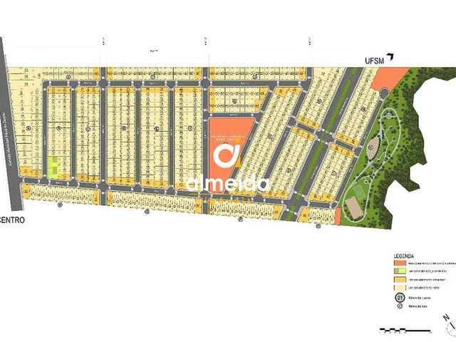 Imagem 1: Terreno com 259,86m² no Residencial Galápagos, Bairro São José em Santa Maria RS
