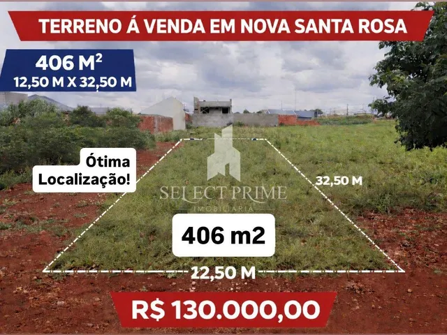 Imagem: Terreno a Venda de 406M 12,50M X 32,50M