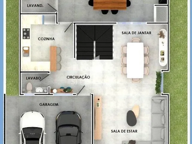 Imagem 6: Excelente Sobrado Alto Padrão Suite 2 Quartos Área Festas com Churrasqueira no Jardim Pancera