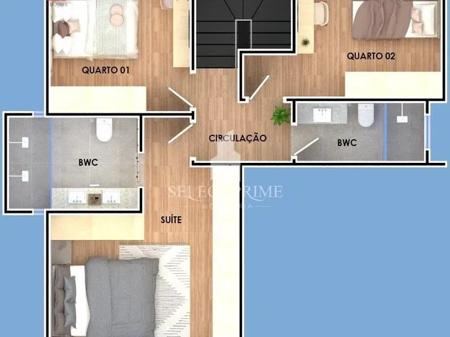 Imagem 5: Excelente Sobrado Alto Padrão Suite 2 Quartos Área Festas com Churrasqueira no Jardim Pancera