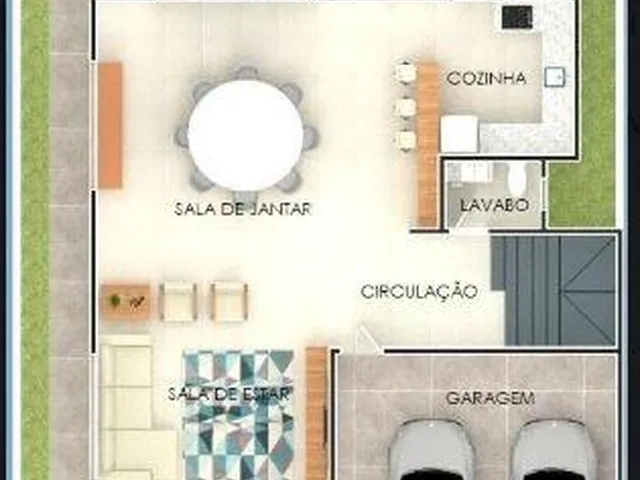 Imagem 3: Excelente Sobrado 3 Suítes 2 Vagas e Área de Festas com Alto Padrão de Construção no Jardim Pancera