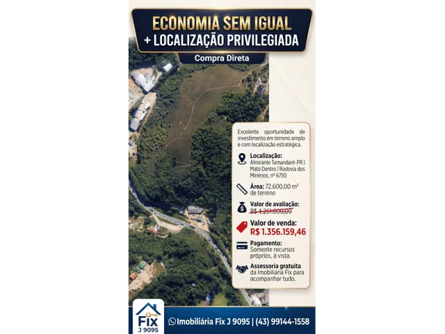 Imagem 1: ECONOMIA SEM IGUAL + ÁREA REGULAR + LOCALIZAÇÃO PRIVILEGIADA leilão compra direta