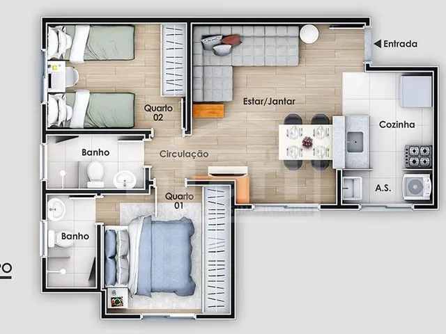 Imagem 12: Apartamento novo com área privativa à venda, Promissão, LAGOA SANTA - MG
