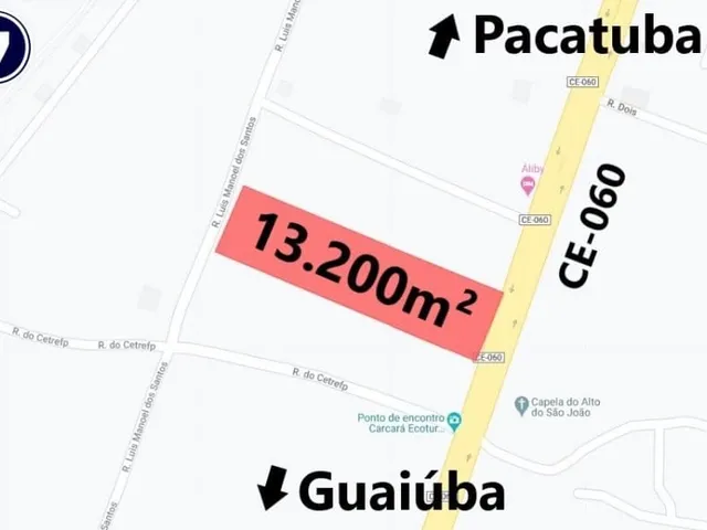 Imagem: Veras Vende Terreno 13.200M² Entre a Pacatuba