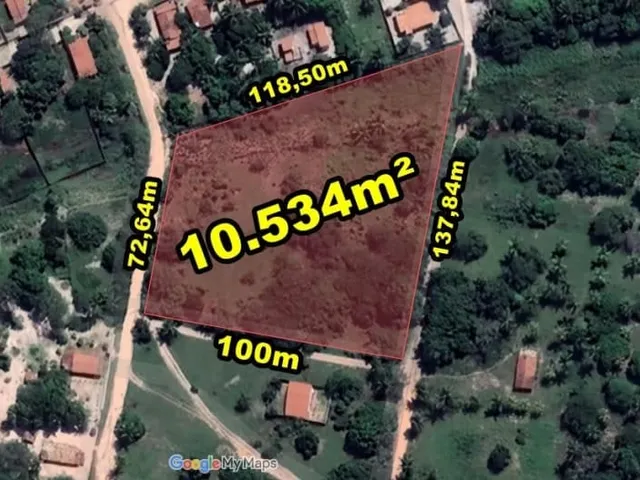 Imagem: Veras Vende Terreno 10.534M² na Caponga