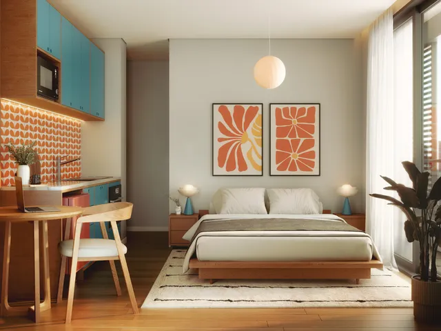 Imagem 5: Oportunidade Única: Apartamento À Venda em Curitiba-Pr, Bairro Água Verde. 1 Quarto, 1 Banheiro, 20,23 M²