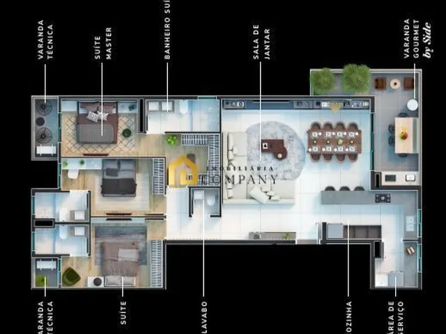 Imagem 7: Ed. Áureo Portal da Colina - Apartamento Padrão Condomínio Áureo Portal da Colina Sorocaba - Sp