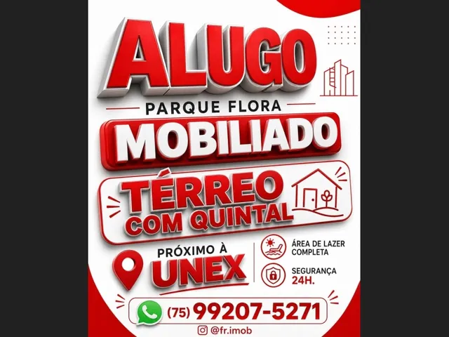 Imagem: ALUGO-PARQUE FLORA MOBILIADO
