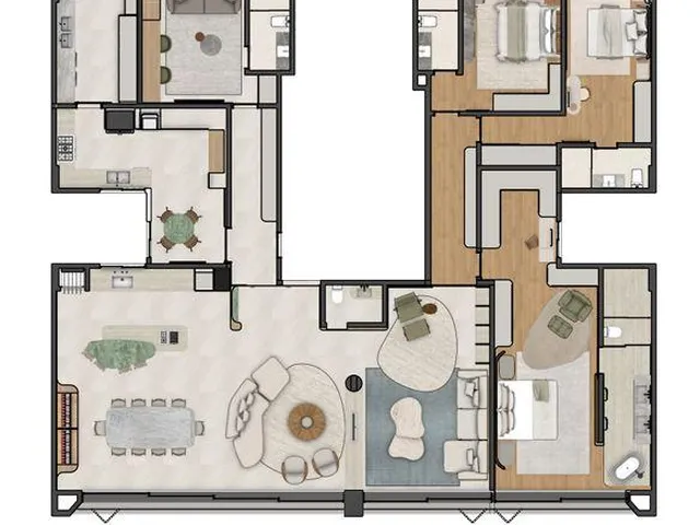 Imagem 9: Apartamentos com Alto Padrão Próximos Ao Teatro e Lago em Ótima Localização na Vila Industrial