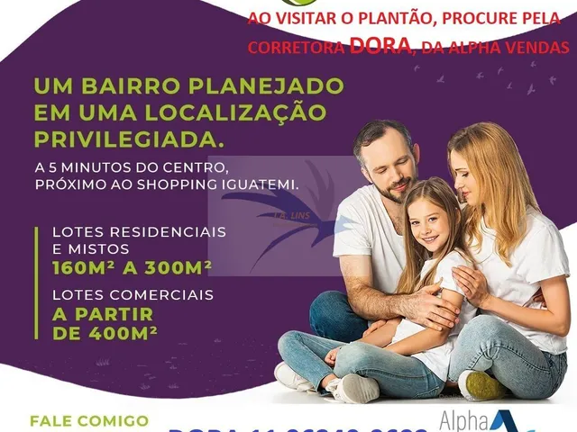 Imagem: Breve Lançamento Lotes em Votorantim