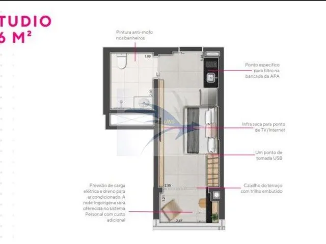 Imagem 6: Studios em Construção - Pinheiros, Zona Oeste