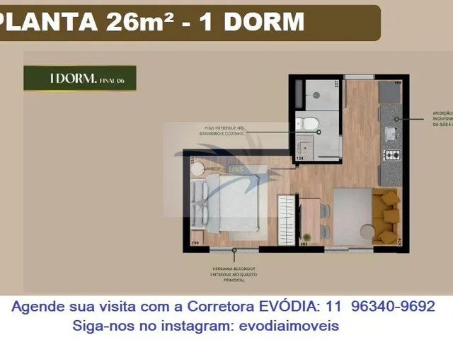 Imagem 5: Studios e Apartamentos, 1 e 2 Dorms, com e Sem Sacada