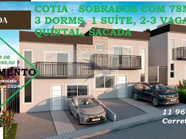 Imagem: A casa possui 3 Dormitórios, 1 Suíte, 1 Banheiro, 2 Vagas