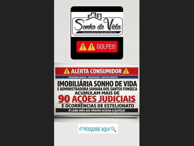 Imagem 2: Samara dos Santos Fonseca da Sonho de vida consultoria Imobiliaria é uma desgraçada!