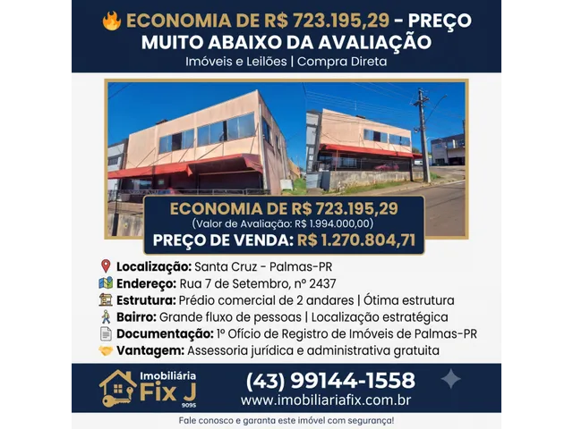Imagem: Grande Área Comercial - Diversas Possibilidades
