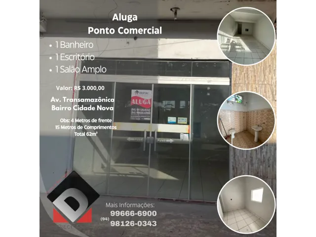 Imagem: ALUGA PONTO COMERCIAL