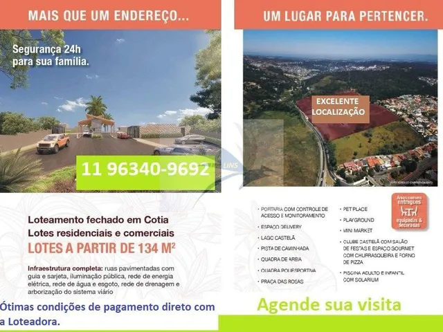 Imagem: Grande Lançamento de Lotes em Cotia,Sp