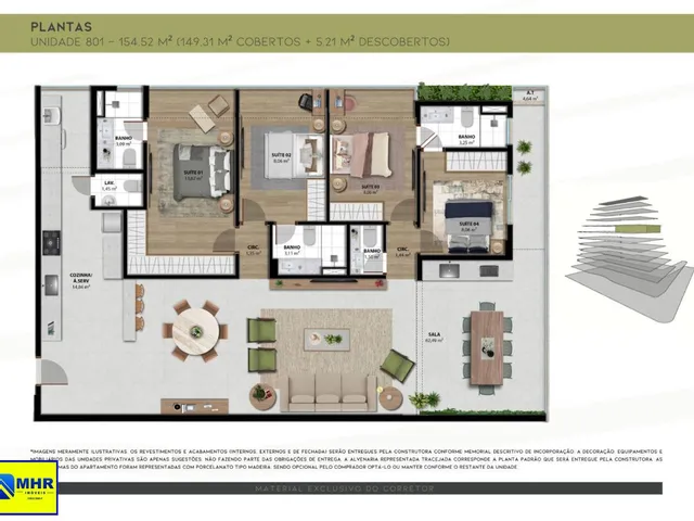 Imagem 16: Apartamento para Venda em Vitória / Es no Bairro Jardim Camburi