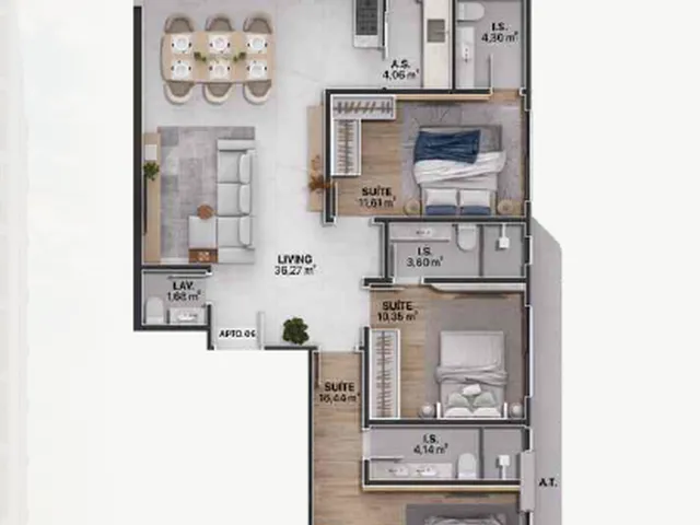 Imagem 7: Splendore Apartamento com 3 dormitórios