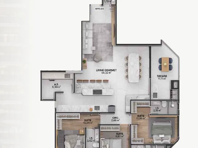 Imagem 10: Splendore Apartamento com 3 dormitórios