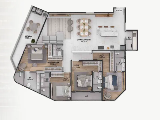 Imagem 11: Splendore Apartamento com 3 dormitórios