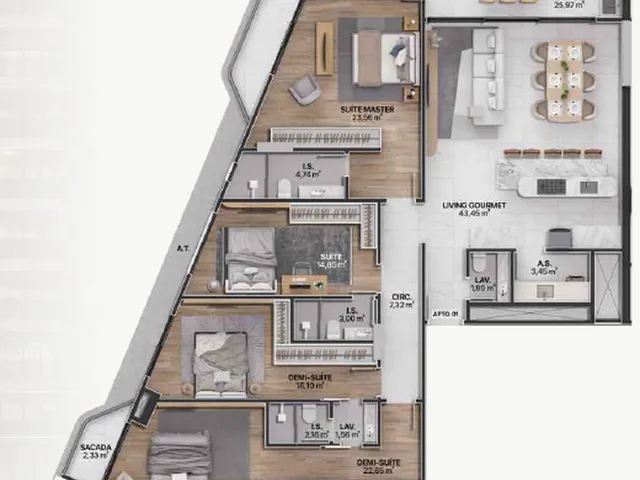Imagem 12: Splendore Apartamento com 3 dormitórios