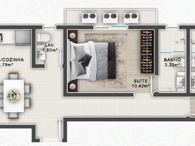 Imagem 3: Sant Laurren Apartamento com 3 dormitórios