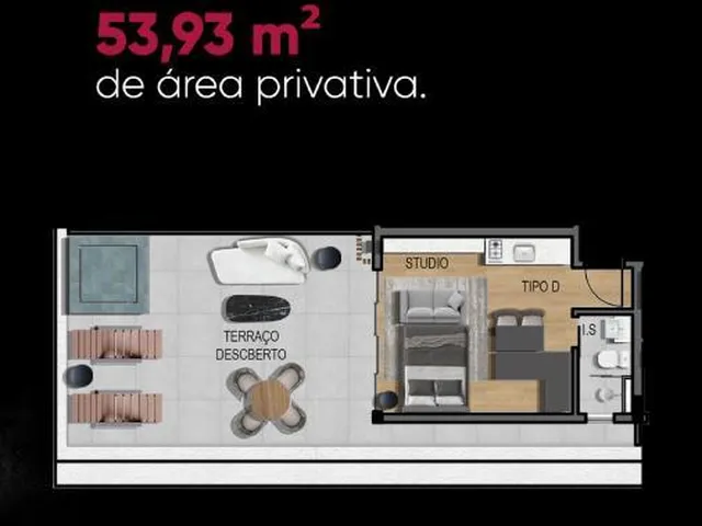 Imagem 8: Apartamento Studio 22 M2 no Alto da Xv/Centro em Curitiba
